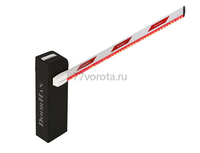 Итальянский шлагбаум DoorHan BARRIER-PRO-RPD3000LED 3 м - фото 1